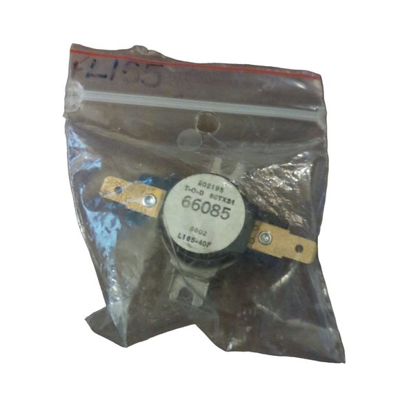 Therm-O-Disc Whirlpool Maytag Flush Mount Heater Dryer Hi Limit Thermostat FL165 - Picture 1 of 3